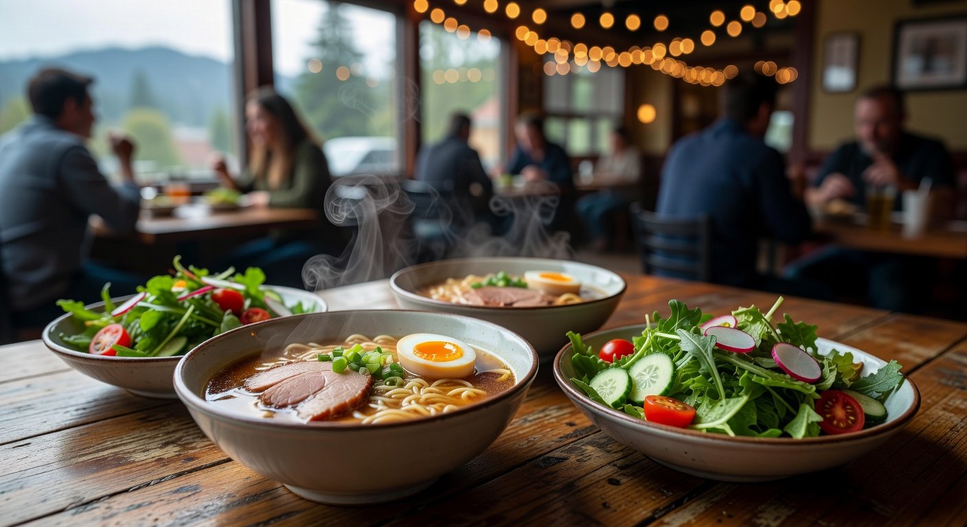 Dining scene at Phinney Ridge Seattle restaurant