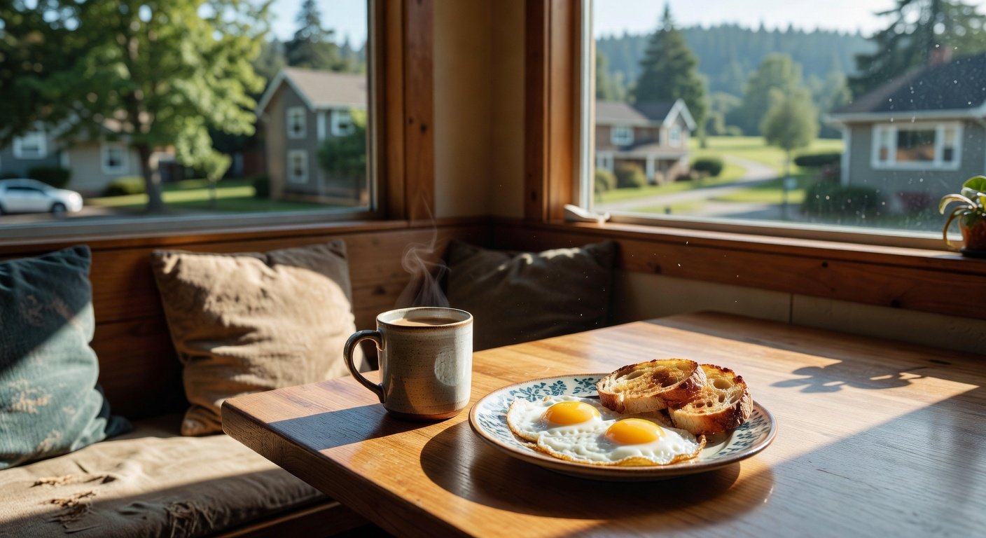 Phinney restaurants Seattle brunch scene at a neighborhood cafe